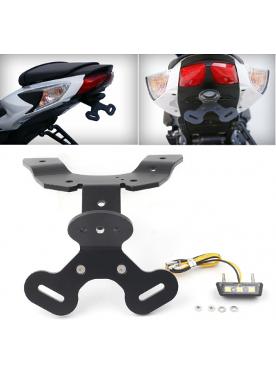 Suzuki GSX R 600 750  Motosiklet LED Plaka Taşıyıcı 2015-2019