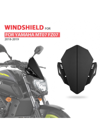 YAMAHA MT 07 FZ 07 Ön Cam Rüzgar Deflektör 2018-2020 YAMAHA MT 07 FZ 07 Ön Cam Rüzgar Deflektör 2018-2020