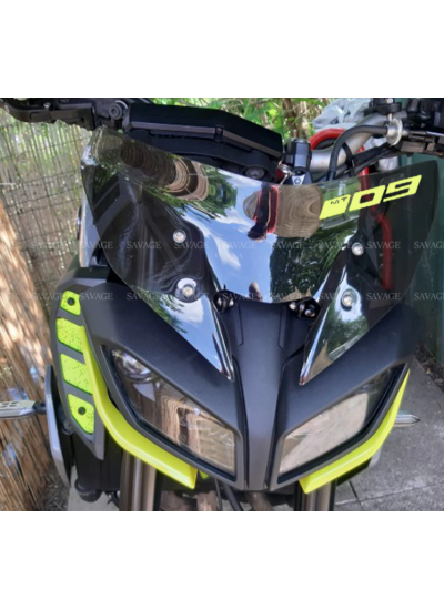 YAMAHA MT09  FZ-09 2017-2020 Spor Ön Cam  Rüzgar Deflektör YAMAHA MT09  FZ-09 2017-2020 Spor Ön Cam  Rüzgar Deflektör