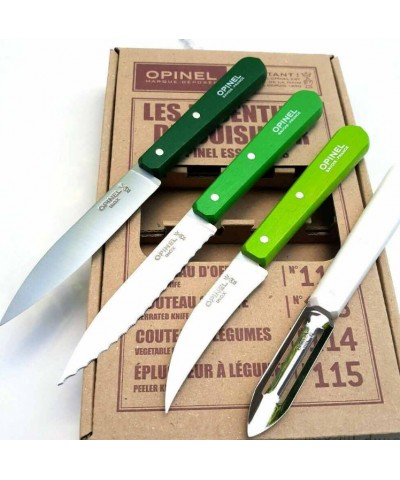 Opinel Fifties Primavera 4 Essentials Mutfak Bıçağı Seti