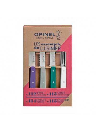 Opinel Art Déco 4 Essentials Mutfak Bıçağı Seti Opinel Art Déco 4 Essentials Mutfak Bıçağı Seti