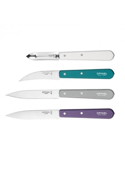 Opinel Art Déco 4 Essentials Mutfak Bıçağı Seti Opinel Art Déco 4 Essentials Mutfak Bıçağı Seti