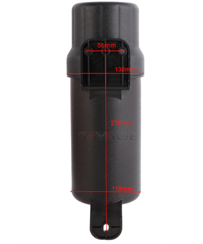 Üniversal Su Geçirmez Saklama Alet Kutusu 30cm 12,4cm Çap