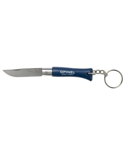 Opinel No 04 Anahtarlıklı Koyu Mavi Paslanmaz Çelik Çakı