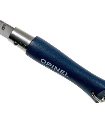 Opinel No 04 Anahtarlıklı Koyu Mavi Paslanmaz Çelik Çakı