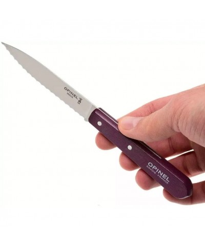 Opinel N°113 Serrated Plum Mutfak Bıçağı