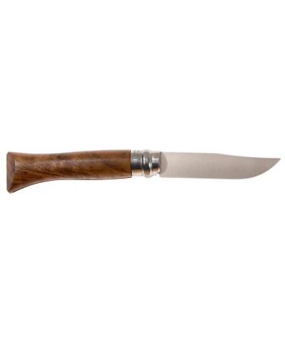 Opinel Olive  Inox No 8 Ceviz Saplı Paslanmaz Çelik Çakı