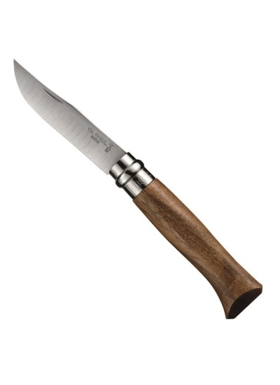 Opinel Inox Walnut No 8 Ceviz Saplı Paslanmaz Çelik Çakı