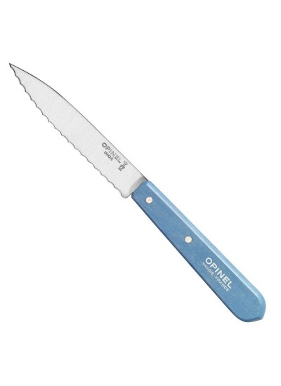 Opinel Essential No:113 Paslanmaz Çelik Tırtıklı Soyma Bıçağı Mavi Opinel Essential No:113 Paslanmaz Çelik Tırtıklı Soyma Bıçağı Mavi