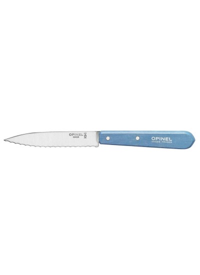 Opinel Essential No:113 Paslanmaz Çelik Tırtıklı Soyma Bıçağı Mavi Opinel Essential No:113 Paslanmaz Çelik Tırtıklı Soyma Bıçağı Mavi