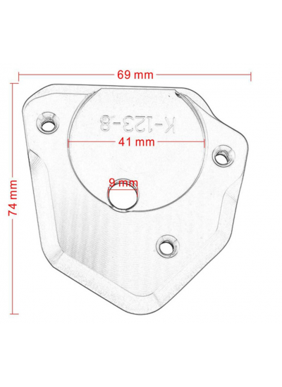 KTM DUKE Yan Ayak Genişletme 17 - 18 Uyumlu