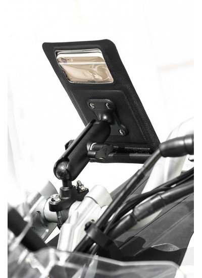 Motowolf Su Geçirmez Çantalı Dokunmatik Telefon Tutucu Ayna Bağlama