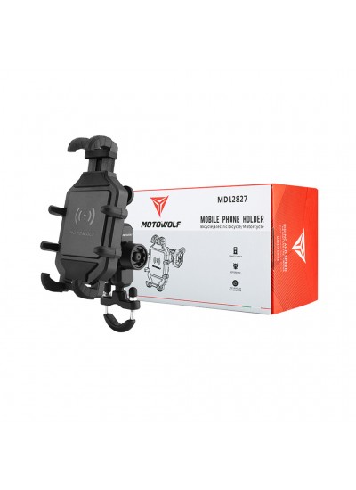 Motowolf Titreşim Engelleyici Damperli Telefon Tutucu Gidona Monte Motowolf Titreşim Engelleyici Damperli Telefon Tutucu Gidona Monte