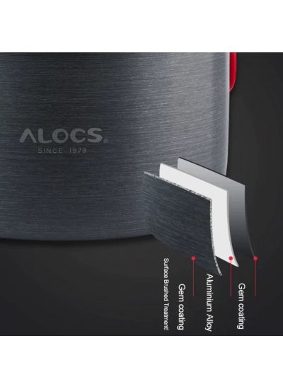 Alocs 3 4 Kişilik Tencere Tava Seti Loveluke Gurme Serisi