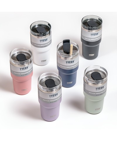 Tyeso TripleTask Termos Vakumlu Yıkanabilir Silikon Pipetli 600ML Tyeso TripleTask Termos Vakumlu Yıkanabilir Silikon Pipetli 600ML