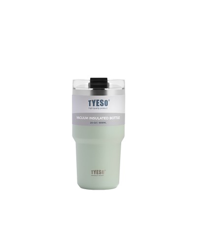 Tyeso TripleTask Termos Vakumlu Yıkanabilir Silikon Pipetli 600ML Tyeso TripleTask Termos Vakumlu Yıkanabilir Silikon Pipetli 600ML