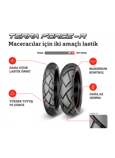 MİTAS 130/80-17 TERRA FORCE R ARKA LASTİK
