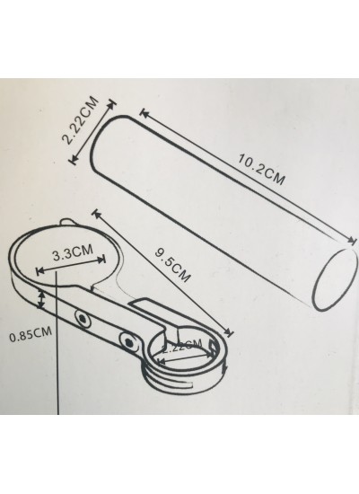 Gidon Telefon Tutucu 10 cm Çift Ayak Uzatma Bar