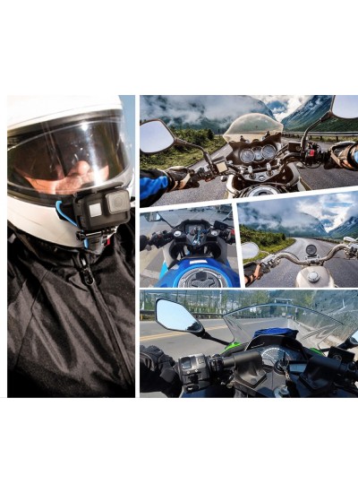 Kask Kamera Çene Tutucu Tüm Kameralar İle Uyumlu