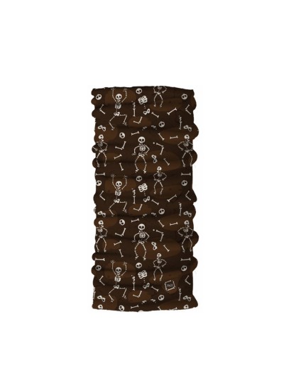 İskelet Desenli Unisex Çocuk ve Yetişkin Motosiklet Buff'ı