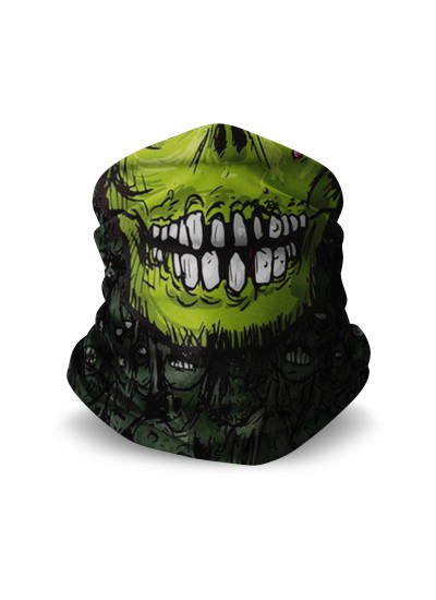 Zombie Mask Çocuk ve Yetişkin Motosiklet Buff'ı