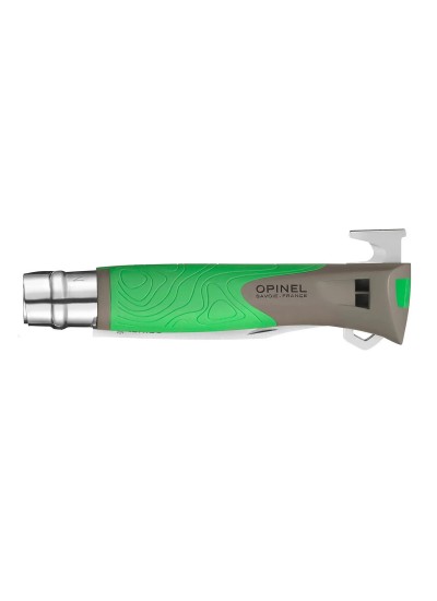 Opinel No 12 Kene Çıkarıcılı Katlanır Bıçak Yeşil