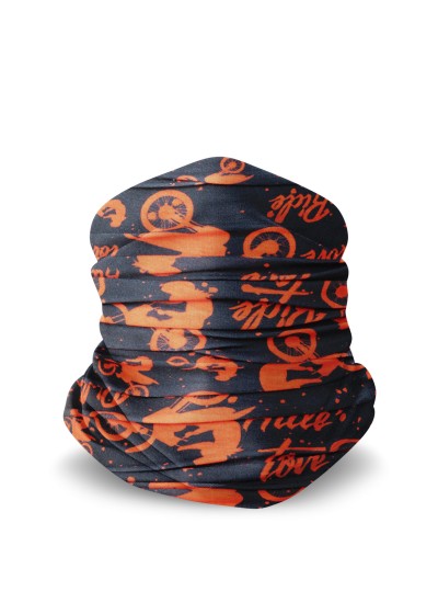 Black Red Çocuk ve Yetişkin Motosiklet Buff