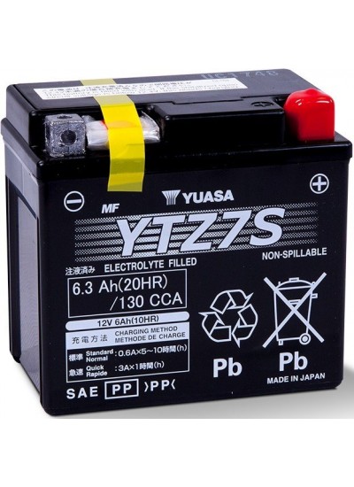 Yuasa YTZ7S BMW S1000 Honda CBR/CRF/PCX Akü Bakımsız Yuasa YTZ7S BMW S1000 Honda CBR/CRF/PCX Akü Bakımsız