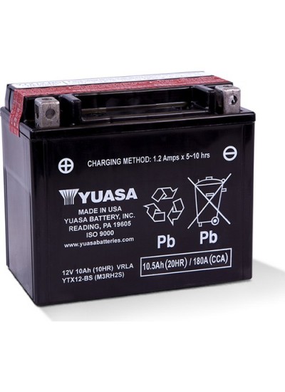 Yuasa Akü YTX12-BS Motosiklet Aküsü