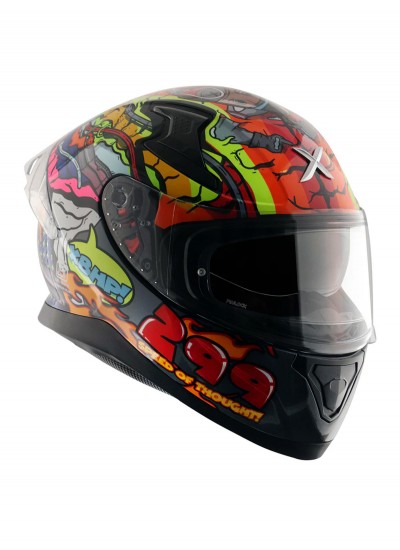 Axor Apex XBHP 299 Black Neon Green Kapalı Full Face Kask Axor Apex XBHP 299 Black Neon Green Kapalı Full Face Kask
