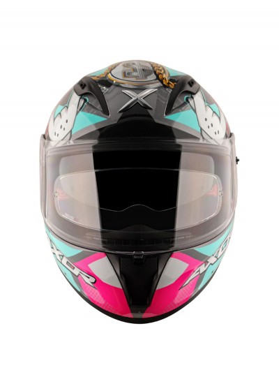 Axor Street Hip-Hop Black Pink Kapalı Kask Axor Street Hip-Hop Black Pink Kapalı Kask