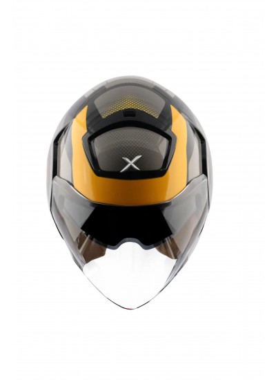 Axor Striker Ultron Sarı Siyah Açık Kask Axor Striker Ultron Sarı Siyah Açık Kask