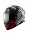 Axor Apex Hex Cool Grey Red Full Face Kapalı Kask Axor Apex Hex Cool Grey Red Full Face Kapalı Kask