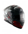 Axor Apex Hex Cool Grey Red Full Face Kapalı Kask Axor Apex Hex Cool Grey Red Full Face Kapalı Kask