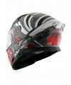 Axor Apex Hex Cool Grey Red Full Face Kapalı Kask Axor Apex Hex Cool Grey Red Full Face Kapalı Kask