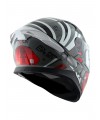 Axor Apex Hex Cool Grey Red Full Face Kapalı Kask Axor Apex Hex Cool Grey Red Full Face Kapalı Kask