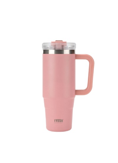 Tyeso QQ Termos Sızdırmaz Pipetli Çift Duvarlı Vakumlu 900ML