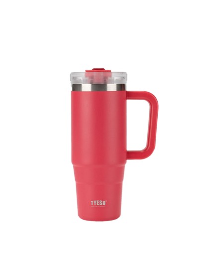 Tyeso QQ Termos Sızdırmaz Pipetli Çift Duvarlı Vakumlu 900ML