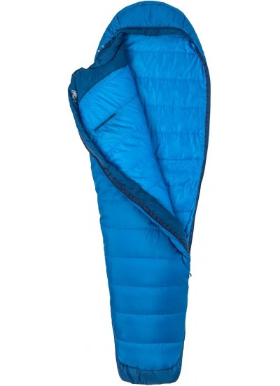 Marmot Trestles Elite Eco 20 Mumya Uyku Tulumu, Estate Mavisi/Klasik Mavi, 183 cm