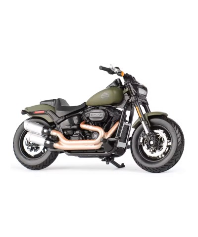 Harley Davidson DIECAST Fat Bob 114 Yeşil 1:18 Model Motosiklet 31360 Harley Davidson DIECAST Fat Bob 114 Yeşil 1:18 Model Motosiklet 31360