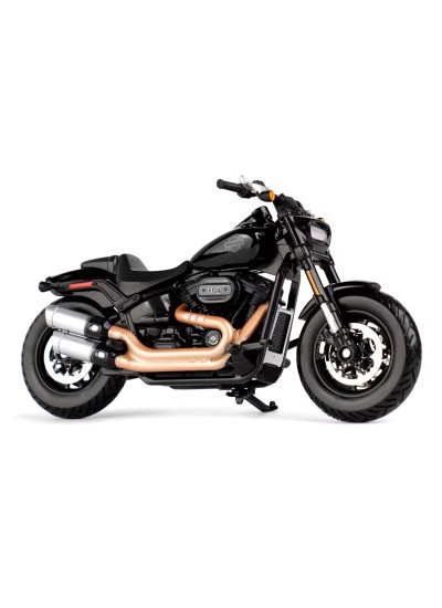Harley Davidson 2022 Fat Bob 114 Siyah 1:18 Model Motosiklet 31360