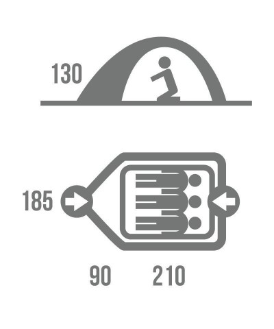 HUSKY BEAST 3 KISILIK CADIR HUSKY BEAST 3 KISILIK CADIR
