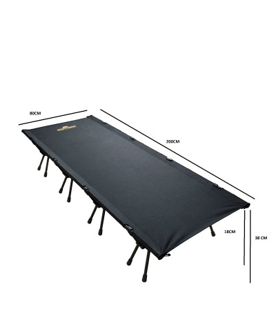 Askeri Kampet Katlanır Yükseklik Ayarlı Kamp Yatağı 150Kg Taşıma