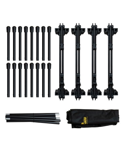 Askeri Kampet Katlanır Yükseklik Ayarlı Kamp Yatağı 150Kg Taşıma