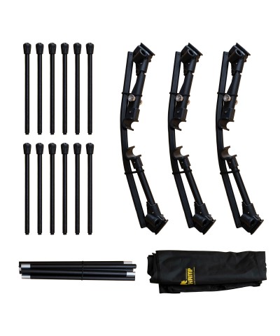 Yükseklik Ayarlı Katlanır Demonte Askeri Kampet 120Kg Taşıma Çantalı