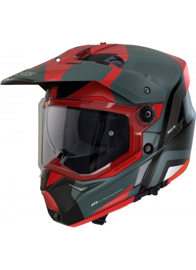 Axxis Wolf DS Hydra Black/Red Matt