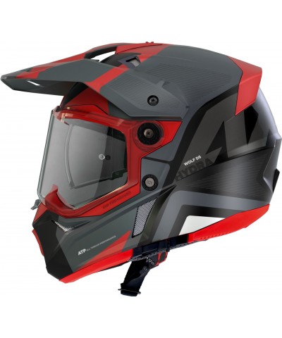 Axxis Wolf DS Hydra Black/Red Matt