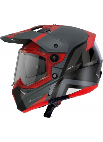 Axxis Wolf DS Hydra Black/Red Matt