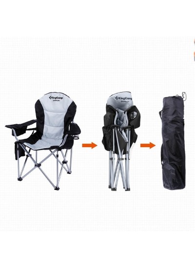 KINGCAMP DELUXE SANDALYE (SIYAH/GRI)