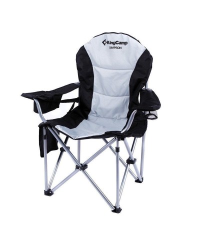 KINGCAMP DELUXE SANDALYE (SIYAH/GRI)